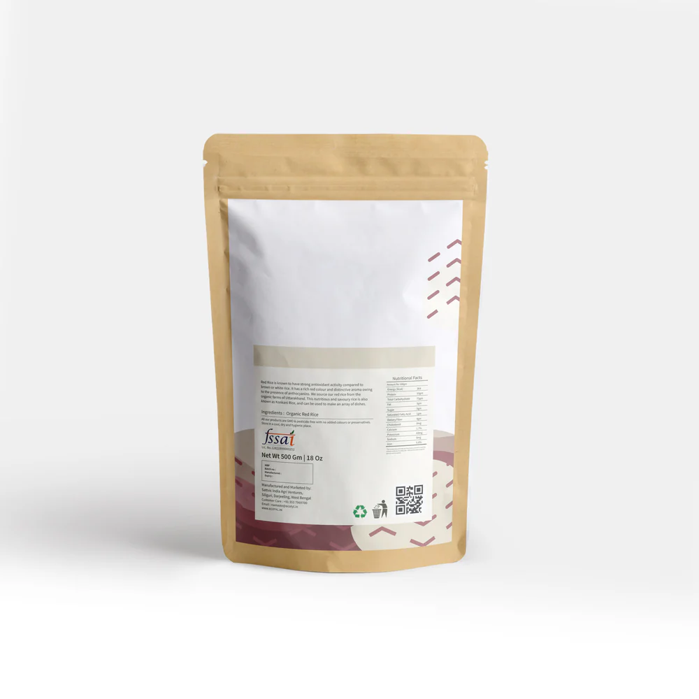 Ecotyl Organic Red Rice - 500 gm - Image 2