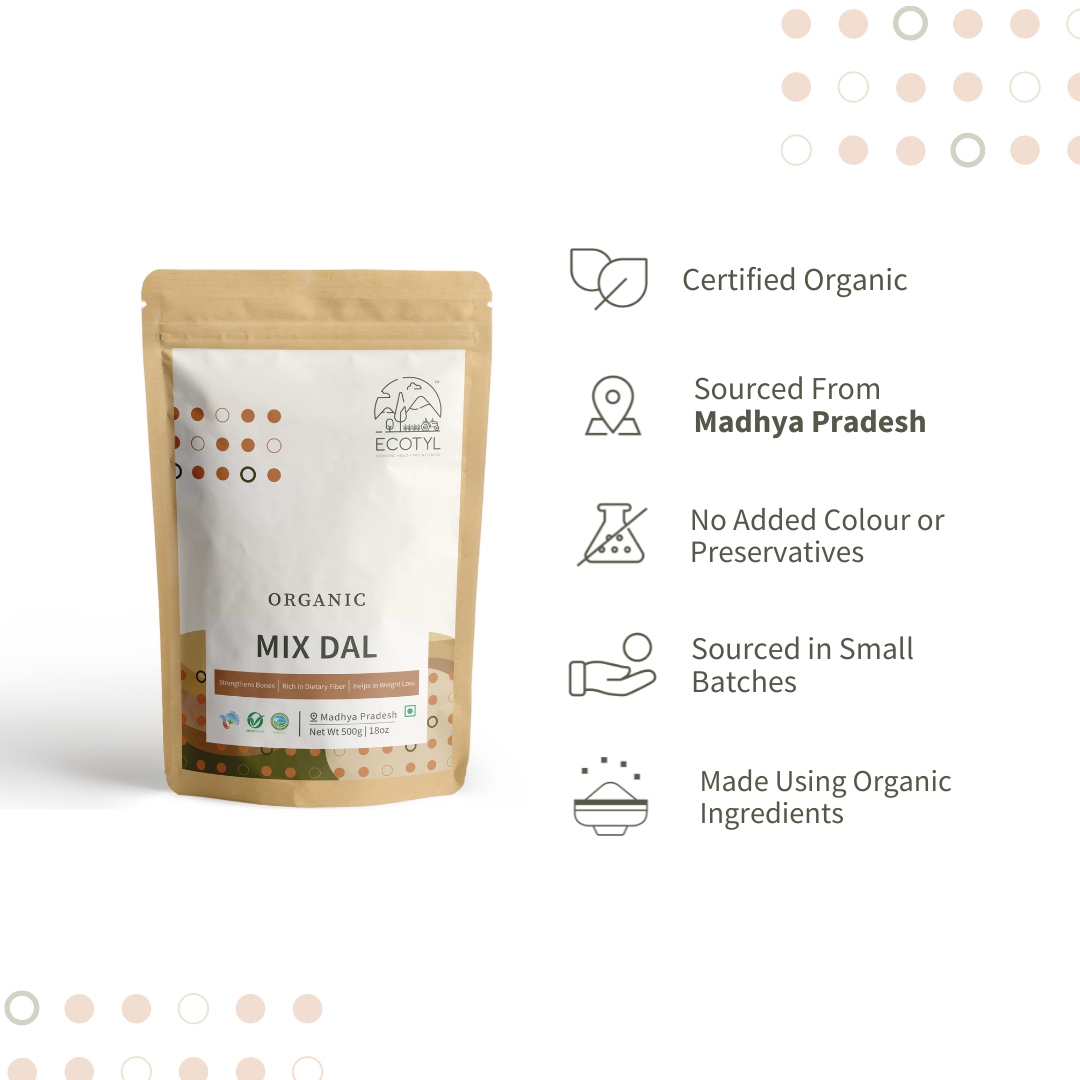Ecotyl Organic Mix Dal - 500 gm - Image 4