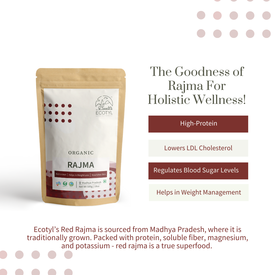 Ecotyl Organic Rajma (Red) - 500 gm - Image 3